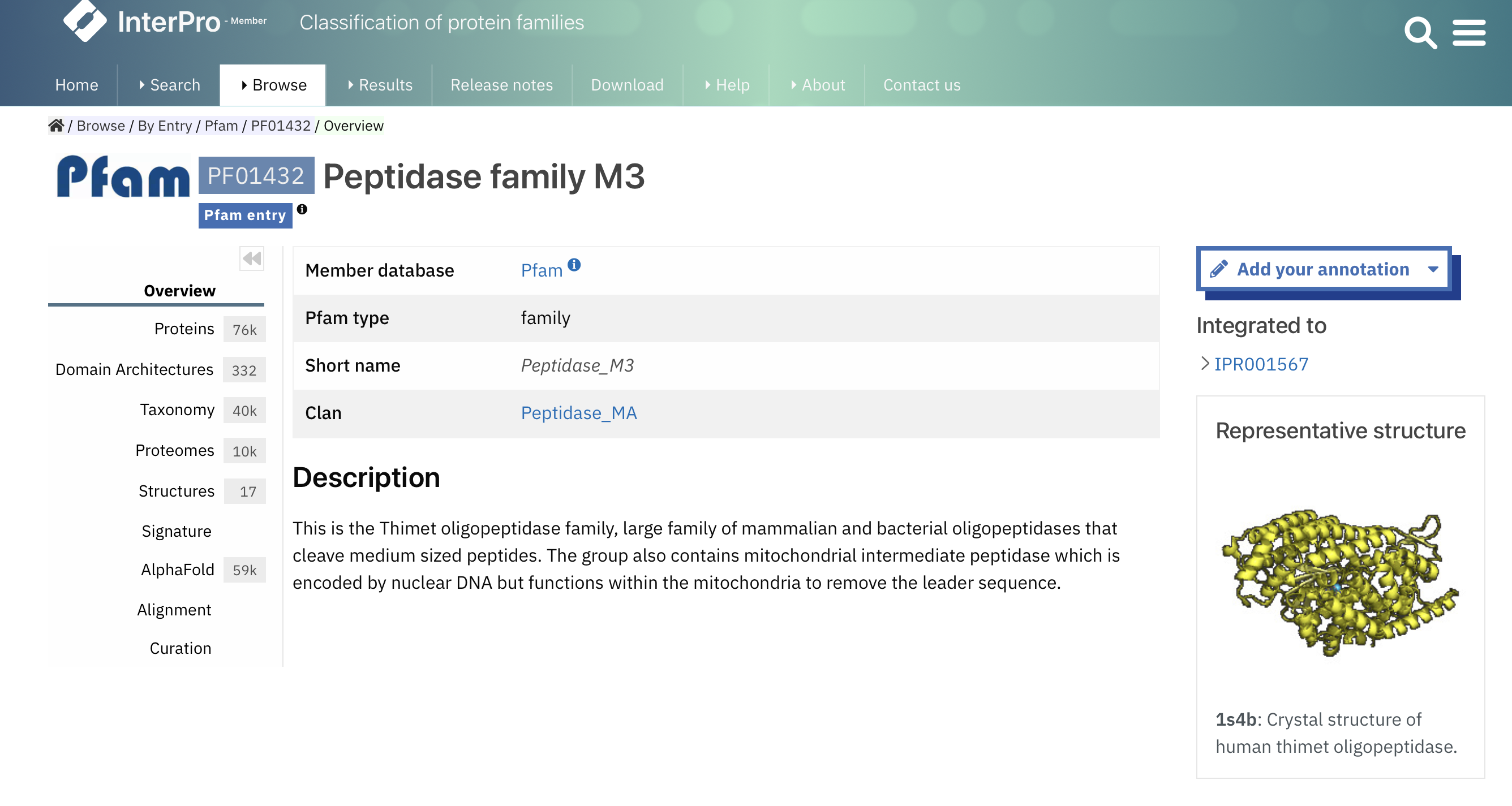 Peptidaze M3